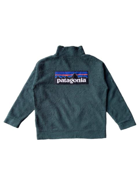 Other Designers Vintage - Patagonia Fleece Half Zipper Backhit Logo Sweater