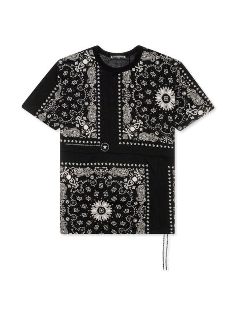 MASTERMIND WORLD MASTERMIND WORLD BANDANA T-SHIRT - RED