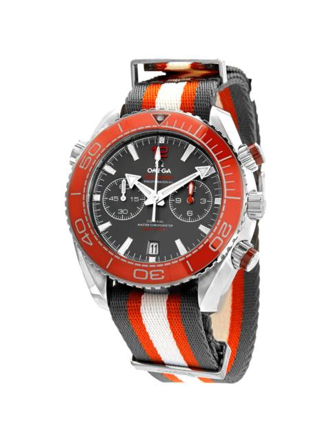 OMEGA Pre-owned Omega Seamaster Planet Ocean Chronograph Automatic Chronometer Grey Dial Men's Watch 215.3