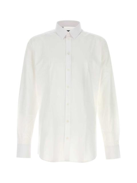 Dolce & Gabbana Dolce & Gabbana Men White Poplin Shirt
