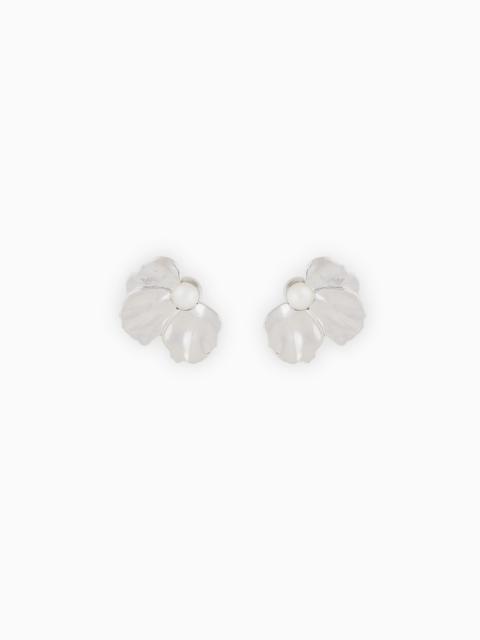 EMPORIO ARMANI PEARL STATEMENT EARRINGS