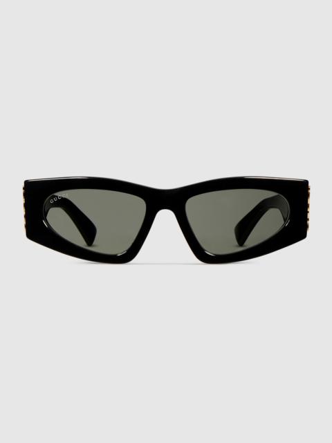 GUCCI Rectangular frame sunglasses