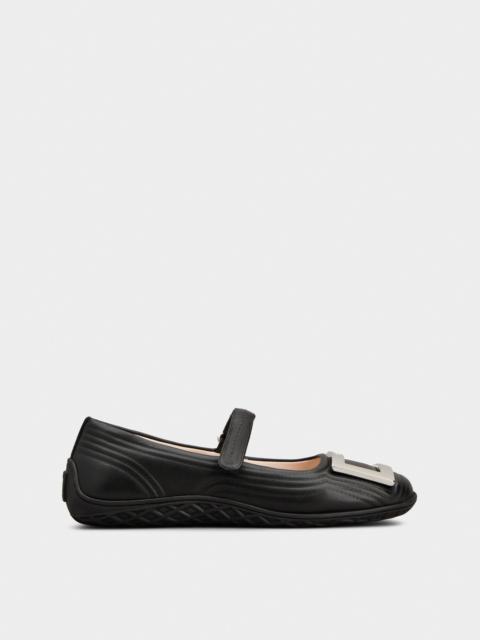 Viv Low Mary Janes in leather