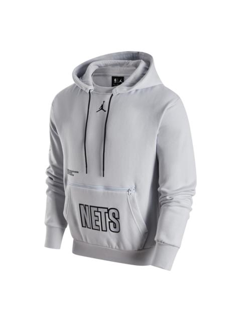 Jordan Air Jordan NBA Brooklyn NETS Hoodie 'Grey' DR7008-043