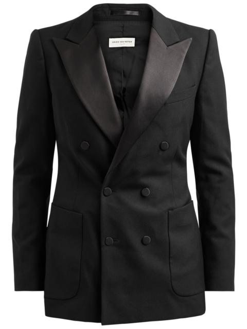 Dries Van Noten Panelled Wool-blend Blazer
