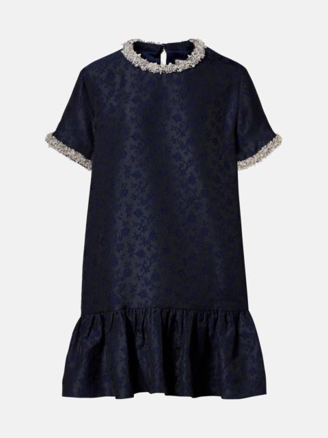 SIMKHAI Alison embellished jacquard minidress