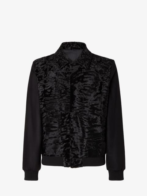 FENDI Blouson Black swakara and cashmere blouson