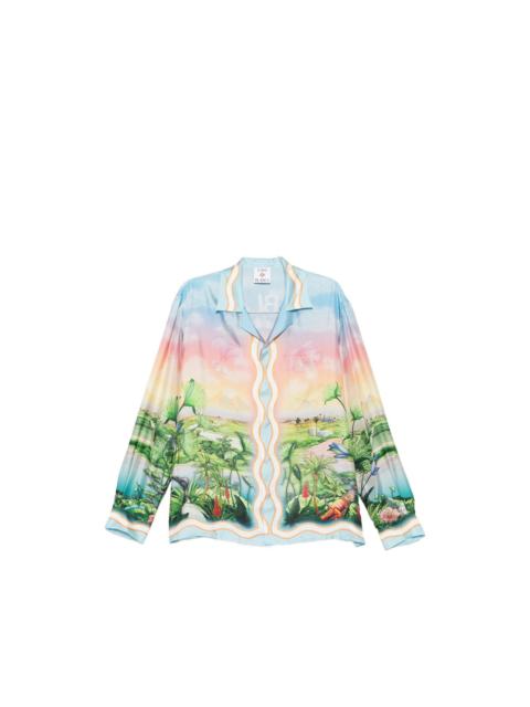 CASABLANCA Casablanca Blue Shirts Men