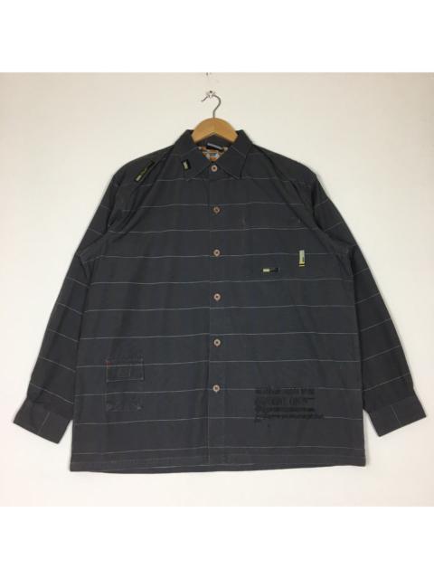 Other Designers Vintage M Cross M Streetwear Plaid Button Down