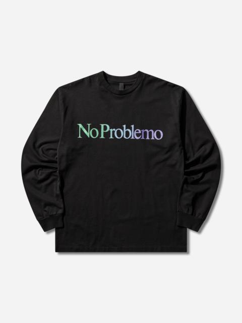 No Problemo Logo Longsleeve T-Shirt Black