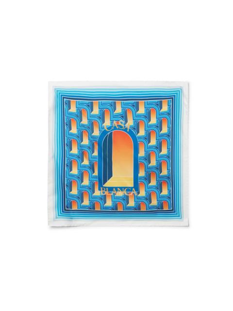 CASABLANCA L'Arche De Nuit Small Silk Scarf | Casablanca Paris