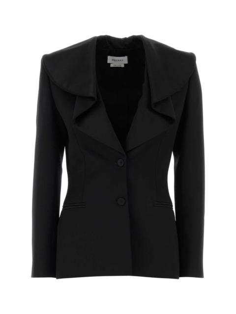 Alexander McQueen Alexander Mcqueen Women Black Wool Blazer