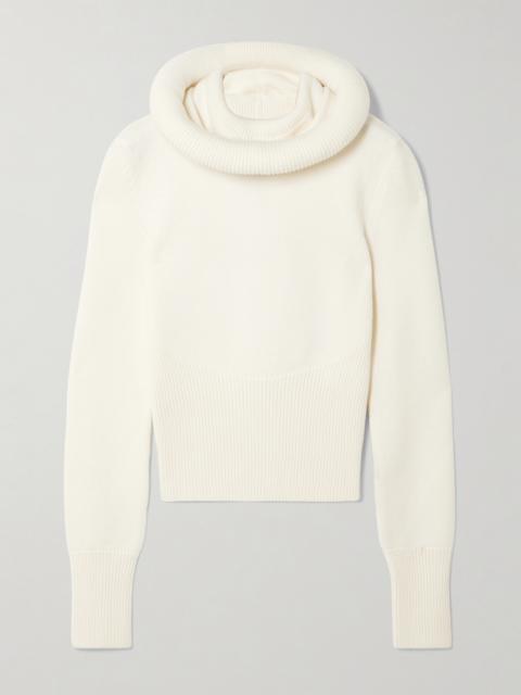 Alaïa Wool Hooded Sweater