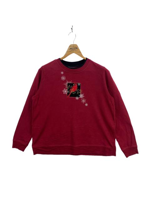 Other Designers Vintage - Vintage Embroidery Bird of Paradise Sweatshirts #3899-135