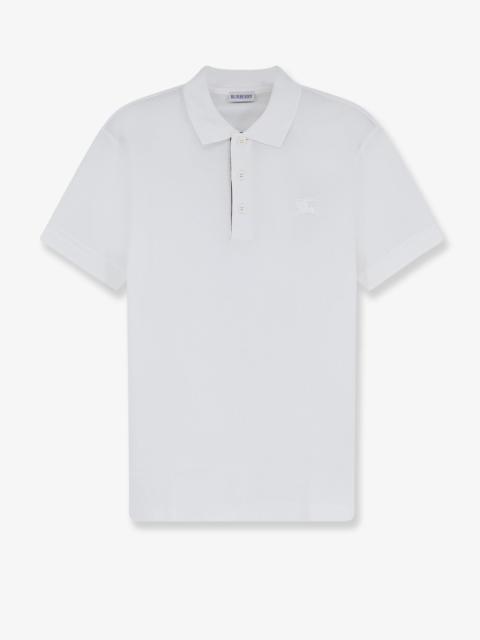 Burberry Burberry Organic Cotton Polo Shirt White Men