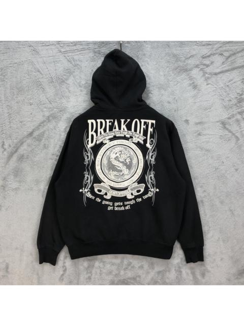 Other Designers Japanese Brand - BREAK OFF Unstoppable Graphic Zipper Hoodies #5417-189