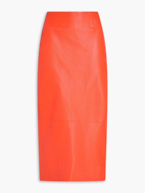 Zimmermann Leather midi skirt