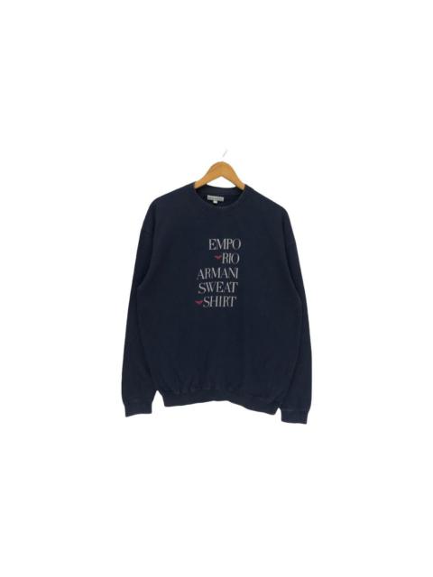Other Designers Vintage Emporio Armani Big Logo Sweatshirt