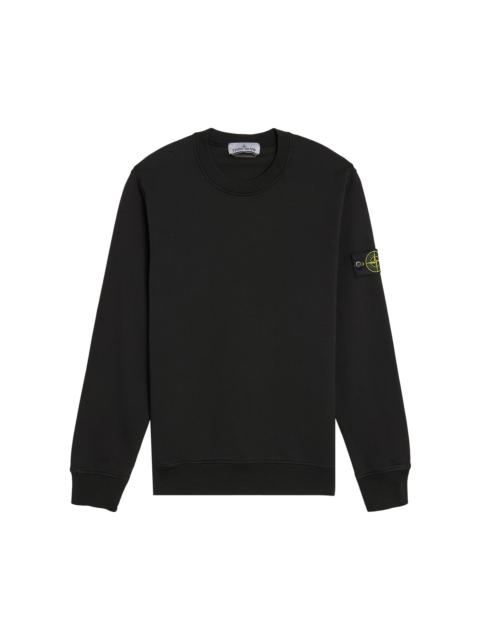 Stone Island Stone Island Organic Cotton Fleece Sweatshirt 'Black'