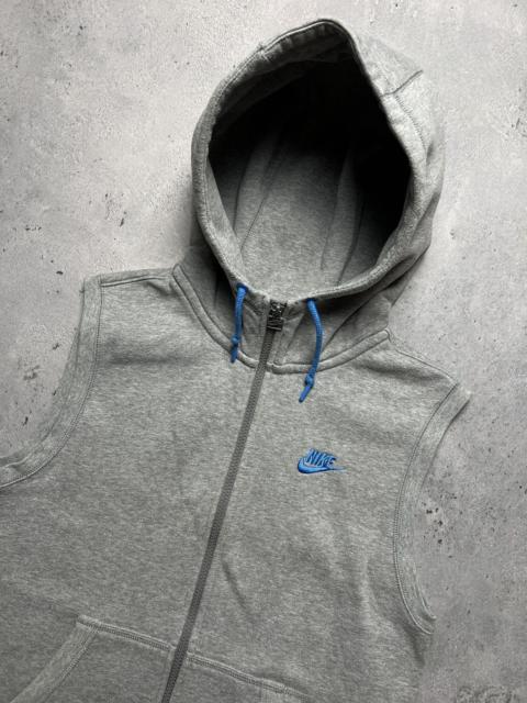 Nike Vintage 90s Nike Hoodie Vest Zip up Running Jogging Exercise