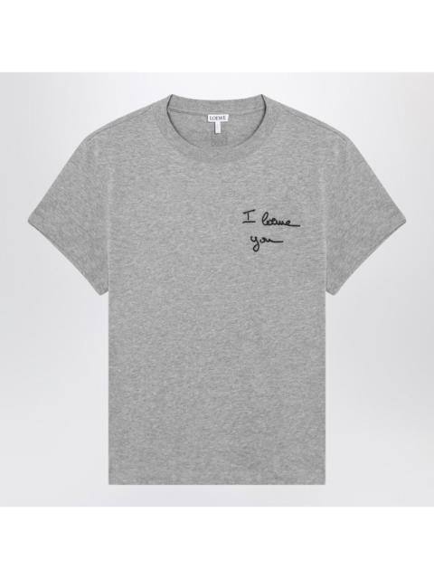 Loewe Loewe Gray I Loewe You T-Shirt Women
