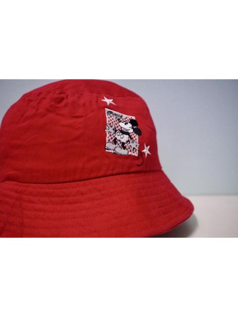 Other Designers Vintage - Vtg mickey mouse bucket hat red colour for kids