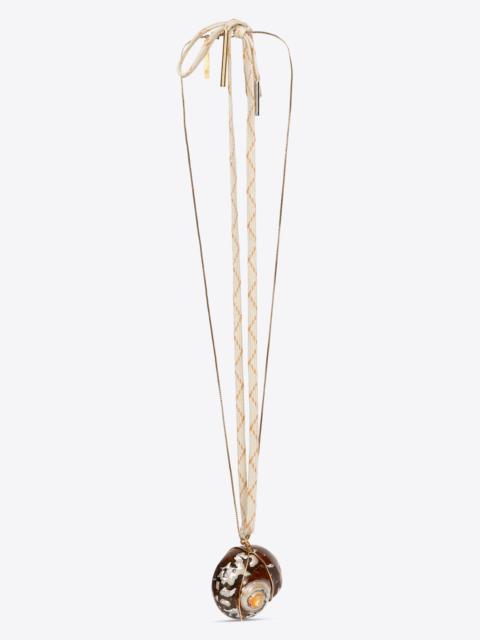 Dries Van Noten SHELL CHARM NECKLACE