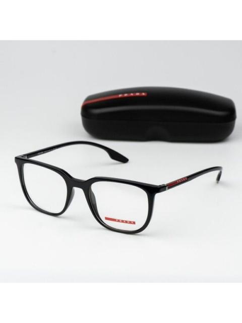 Prada Prada Linea Rossa Men Eyeglasses Black Square Pilot Men PS01OV 1AB1O1 BRAND NEW