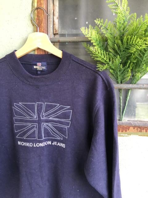 Other Designers Rare - 🔥Vintage Michiko London Jeans Embroidered spell out British