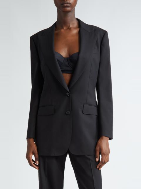 Dolce & Gabbana Dolce&Gabbana Wool Blazer in Nero at Nordstrom