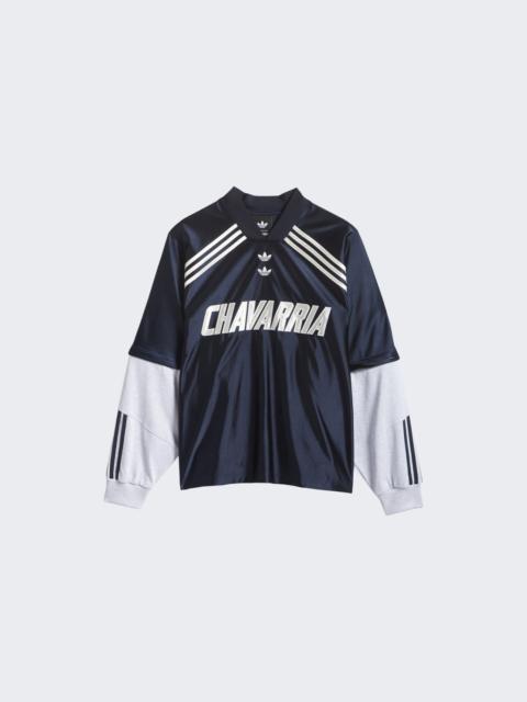 adidas X Willy Chavarria Dazzle Long Sleeve Jersey Legend Ink And Light Grey Heather