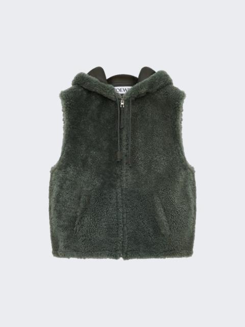 Loewe Vest Khaki Green