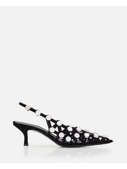 THE ATTICO The Attico Women Grid Slingback 50 Mm