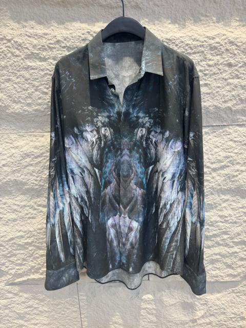 Alexander McQueen Alexander McQueen wing print shirt wool