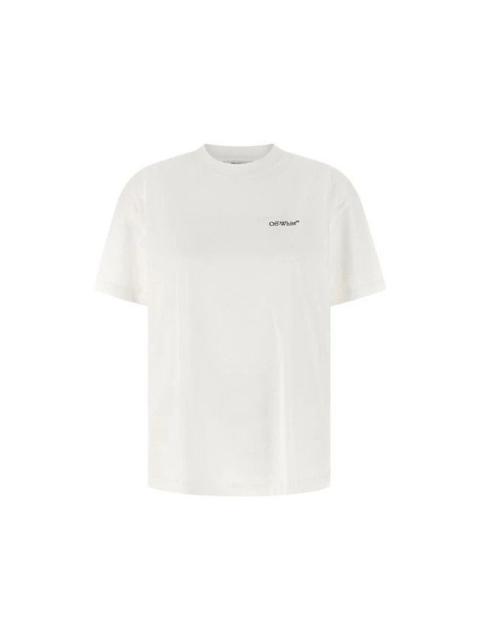 Off-White OFF-WHITE White Arrow Glowing Flower T-shirt New & Authentic