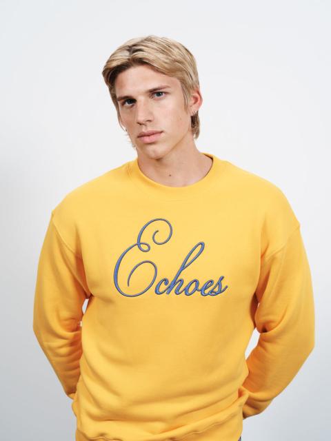 JW Anderson MENS ECHOES SWEATSHIRT IN GOLD