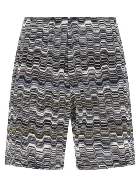 Missoni Missoni Men Irregular Zigzag Bermuda Shorts