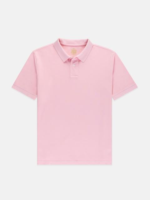 J. PRESS PINK COTTON PIQUE POLO - CLASSIC FIT