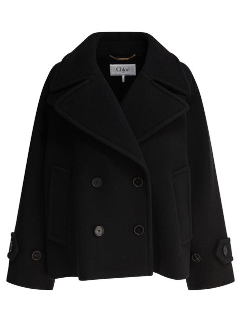 Chloé Chloé Short Wool Coat Black Women