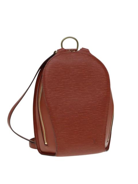 Louis Vuitton LOUIS VUITTON Epi Mabillon Backpack Brown M52233