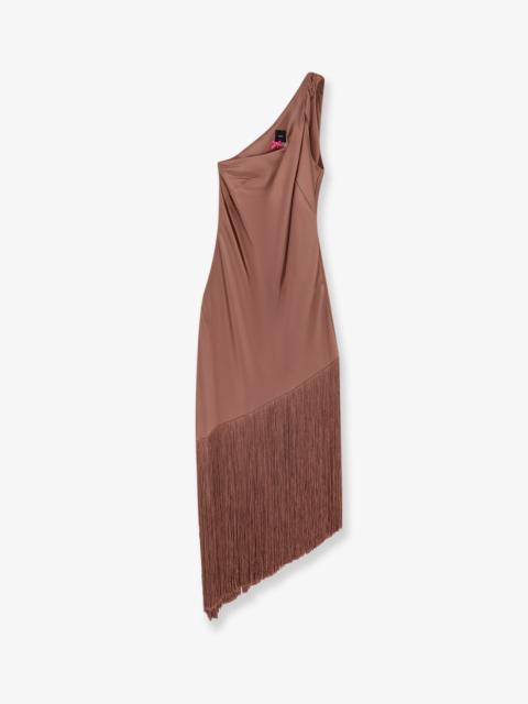 PINKO Pinko Kiwi Satin Dress With Fringe