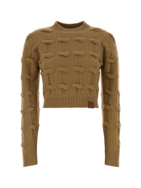 Stella McCartney Stella Mccartney Women Camel Wool Sweater