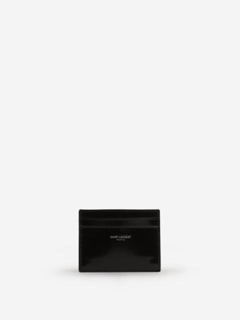 Saint Laurent Paris Leather Card Holder