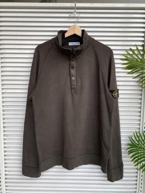 Stone Island Vintage Stone Island Brown Half Zipper