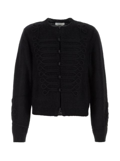 Alexander McQueen Black viscose blend cardigan
