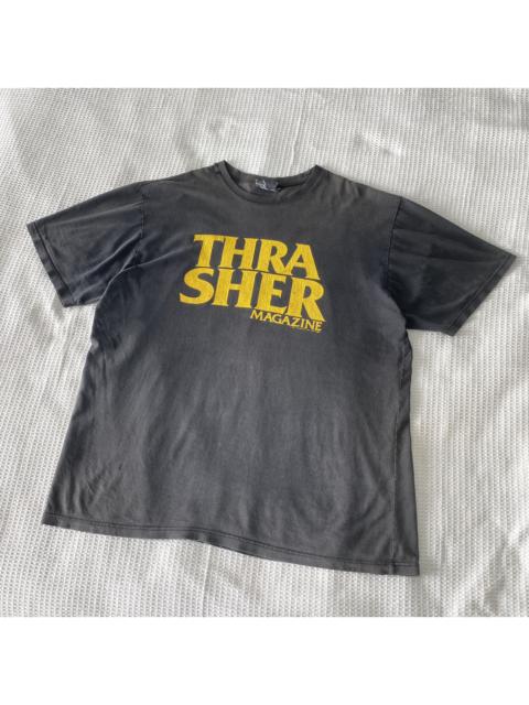 Other Designers Vintage - Thrashed Faded Y2K Thrasher Megazine Skateboard Bootleg Tee