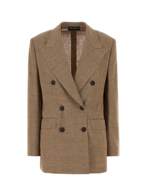 Dolce & Gabbana Biscuit tweed blazer