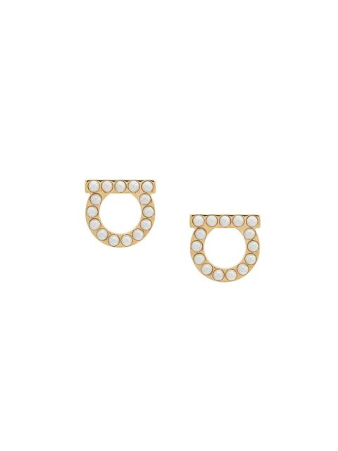 FERRAGAMO Ferragamo Women Gancini Pearls Earrings