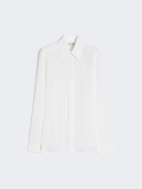 Sportmax Slim-fit silk shirt - white