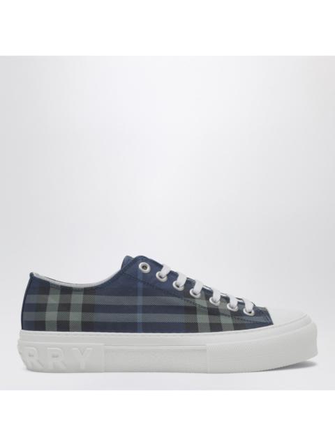 Burberry Burberry Blue Check Cotton Sneakers Men